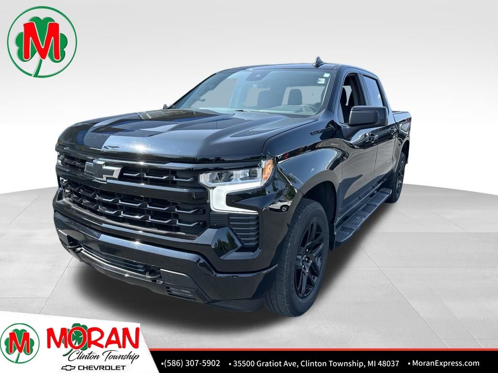 Black 2024 Chevrolet Silverado 1500 Pickup Truck Four-Wheel Drive 8-Speed Automatic