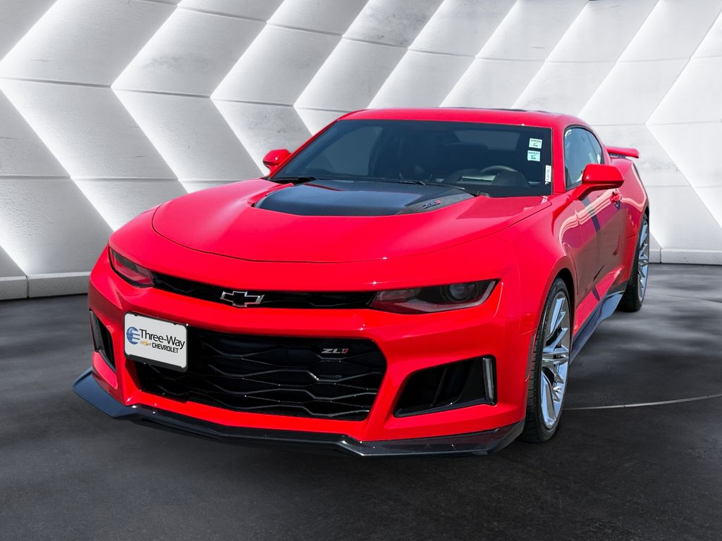 Red Hot 2018 Chevrolet Camaro ZL1 Coupe RWD Coupe Rear-Wheel Drive Automatic