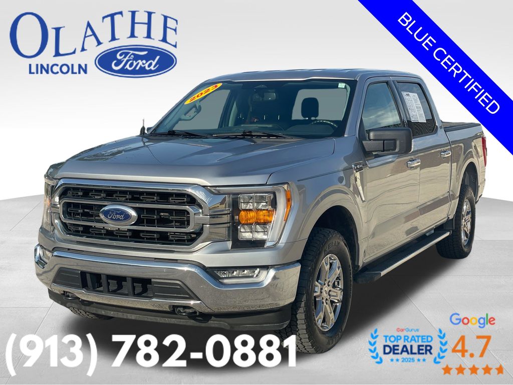 Iconic Silver Metallic 2023 Ford F-150 Pickup Truck Four-Wheel Drive Automatic