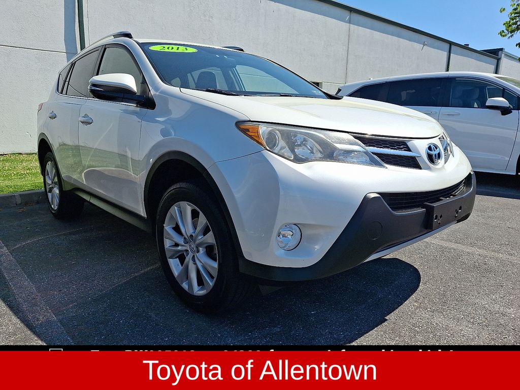 White (Blizzard Pearl) 2013 Toyota RAV4 Limited SUV / Crossover Front-Wheel Drive 6-Speed Automatic