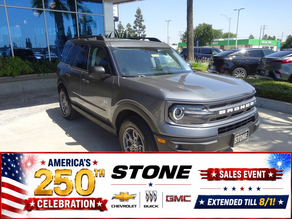Gray Metallic 2024 Ford Bronco Sport SUV / Crossover All-Wheel Drive 8-Speed Automatic