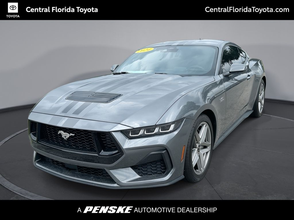 Gray Metallic 2024 Ford Mustang Coupe Rear-Wheel Drive 6-Speed Manual