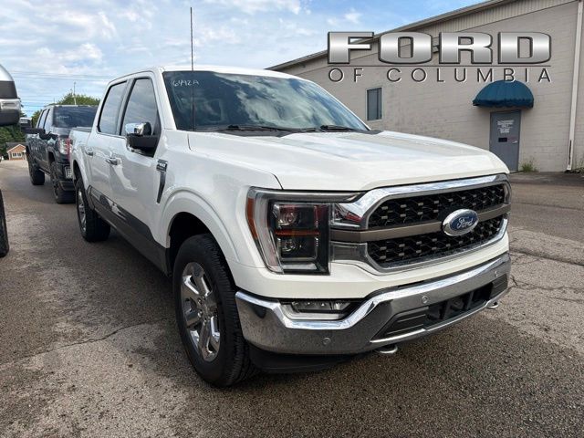 Star White Metallic Tri-Coat 2022 Ford F-150 Pickup Truck Four-Wheel Drive Automatic