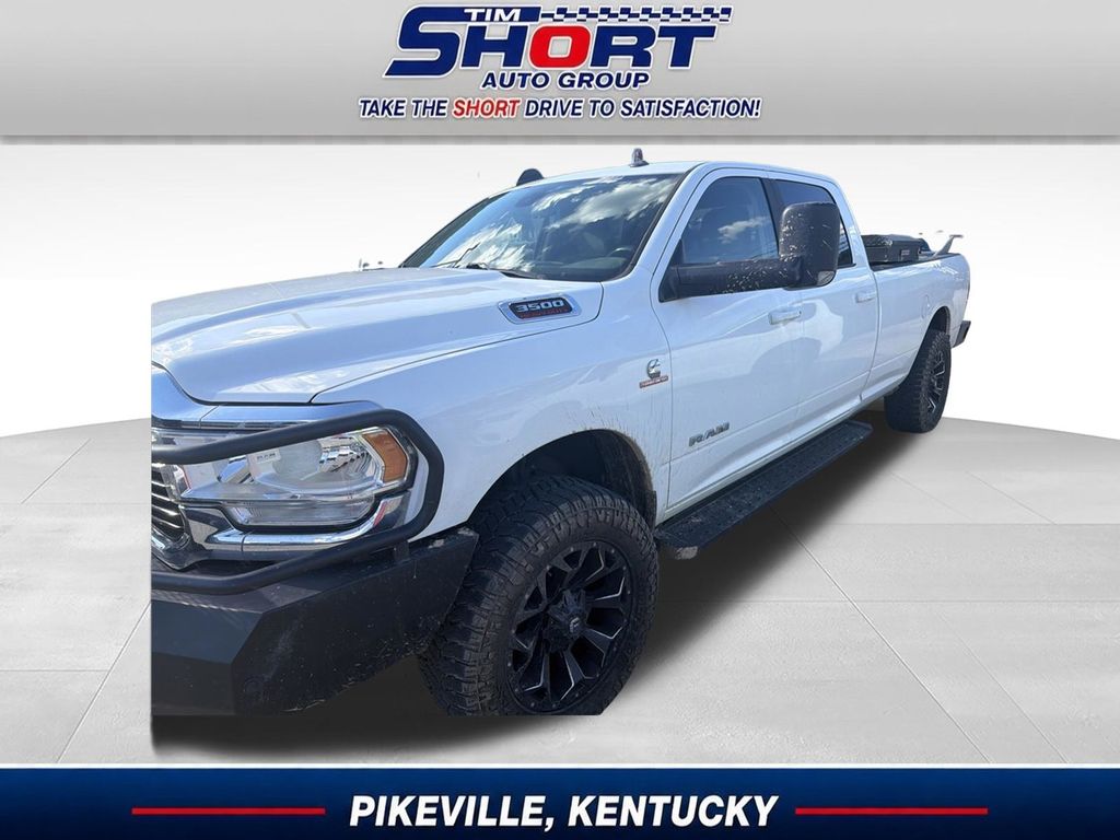 Bright White Clearcoat 2020 RAM 3500 Pickup Truck Four-Wheel Drive 6-Speed Automatic