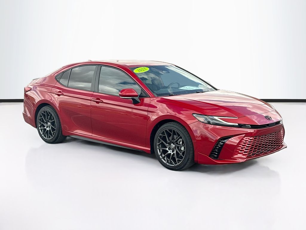 Certified Used 2025 Red Toyota XSE image 3
