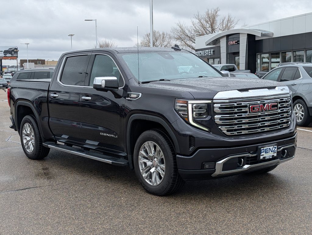 Titanium Rush Metallic 2022 GMC Sierra 1500 Denali Crew Cab 4WD Pickup Truck Four-Wheel Drive Automatic