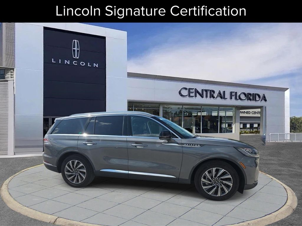 Gray Metallic 2025 Lincoln Aviator SUV / Crossover Rear-Wheel Drive Automatic