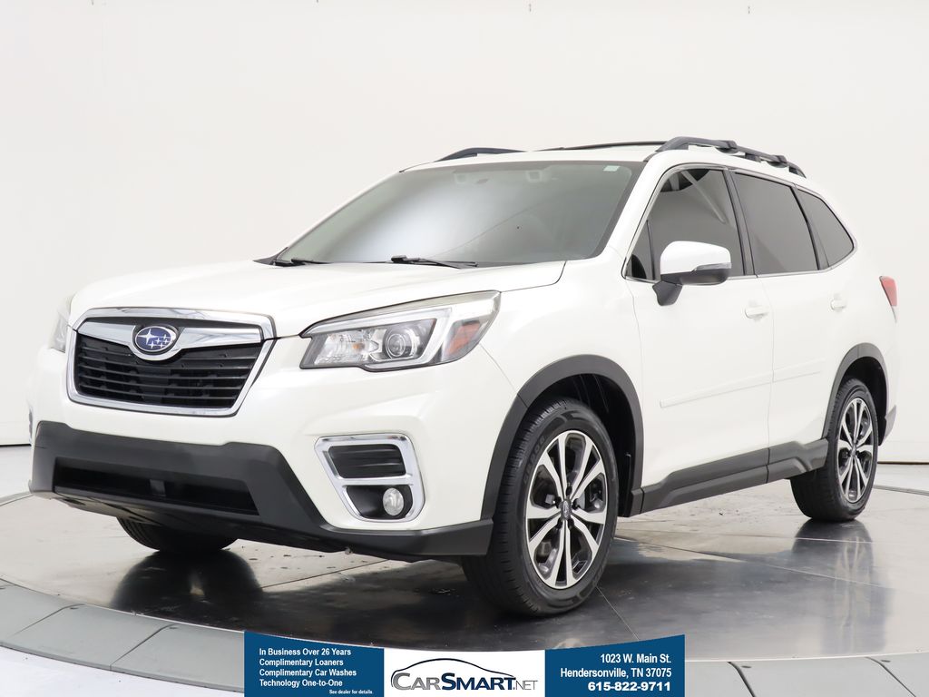 Crystal White Pearl 2019 Subaru Forester SUV / Crossover All-Wheel Drive Continuously Variable Transmission