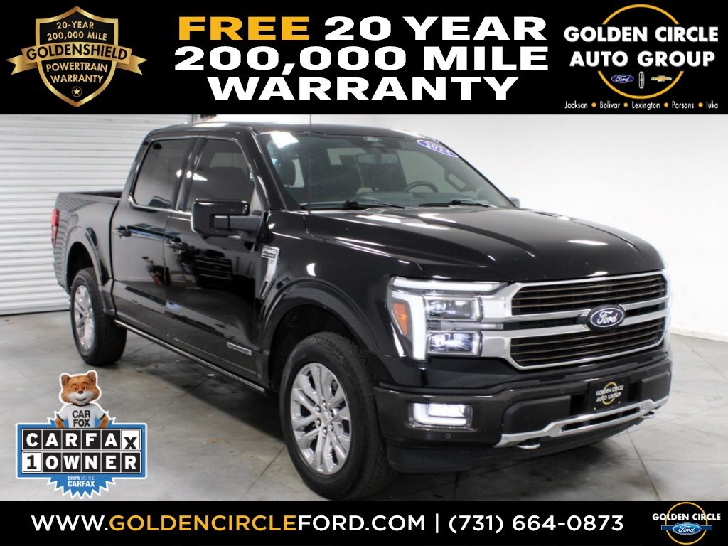 Agate Black Metallic 2024 Ford F-150 Pickup Truck Four-Wheel Drive Automatic