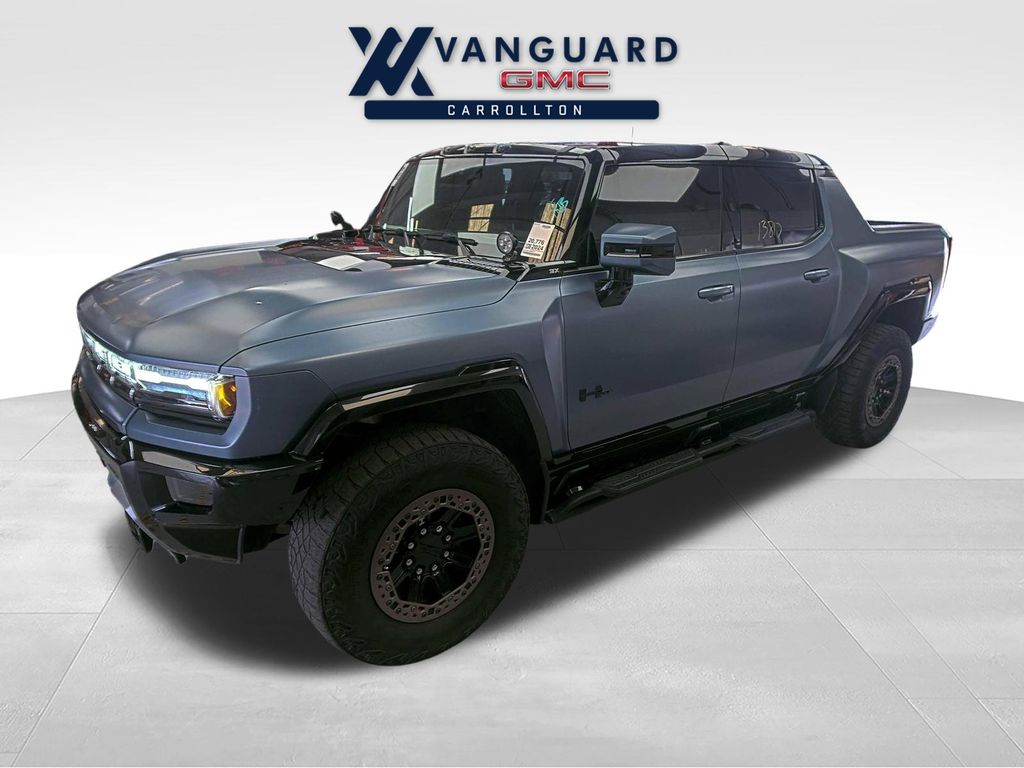 Neptune Blue Matte 2024 GMC Hummer EV Pickup Pickup Truck All-Wheel Drive 1-Speed Automatic