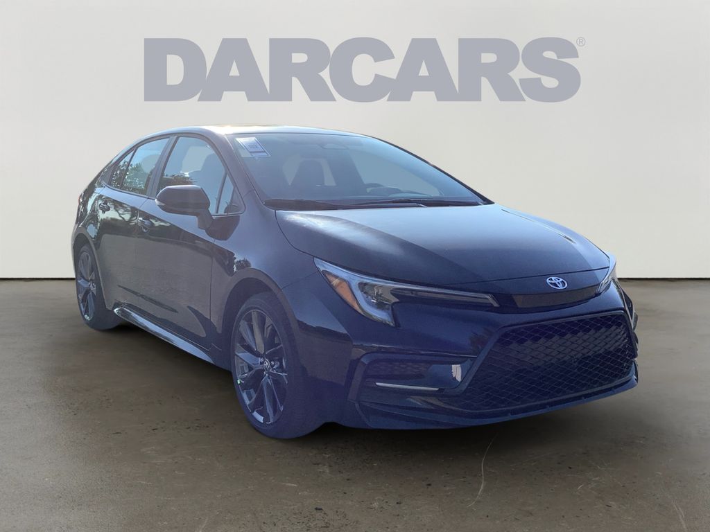Midnight Black 2026 Toyota Corolla Sedan Front-Wheel Drive Continuously Variable Transmission