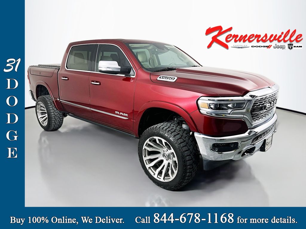 Red 2020 RAM 1500 Limited Crew Cab 4WD Pickup Truck Four-Wheel Drive 8-Speed Automatic