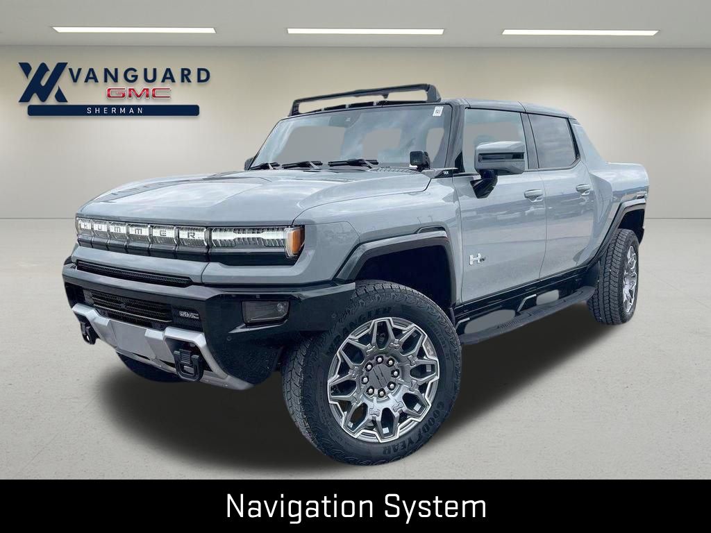 Meteorite Metallic (Grey) 2025 GMC Hummer EV Pickup 3X Crew Cab AWD Pickup Truck All-Wheel Drive 1-Speed Automatic