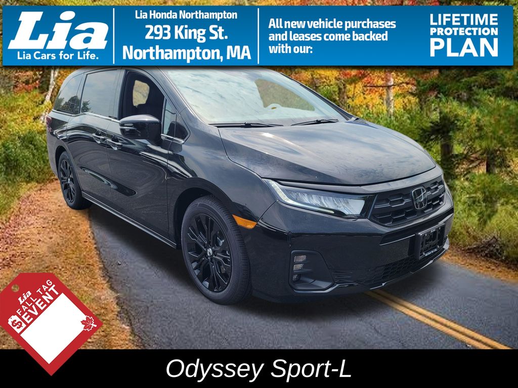 Black 2026 Honda Odyssey Minivan Front-Wheel Drive Automatic