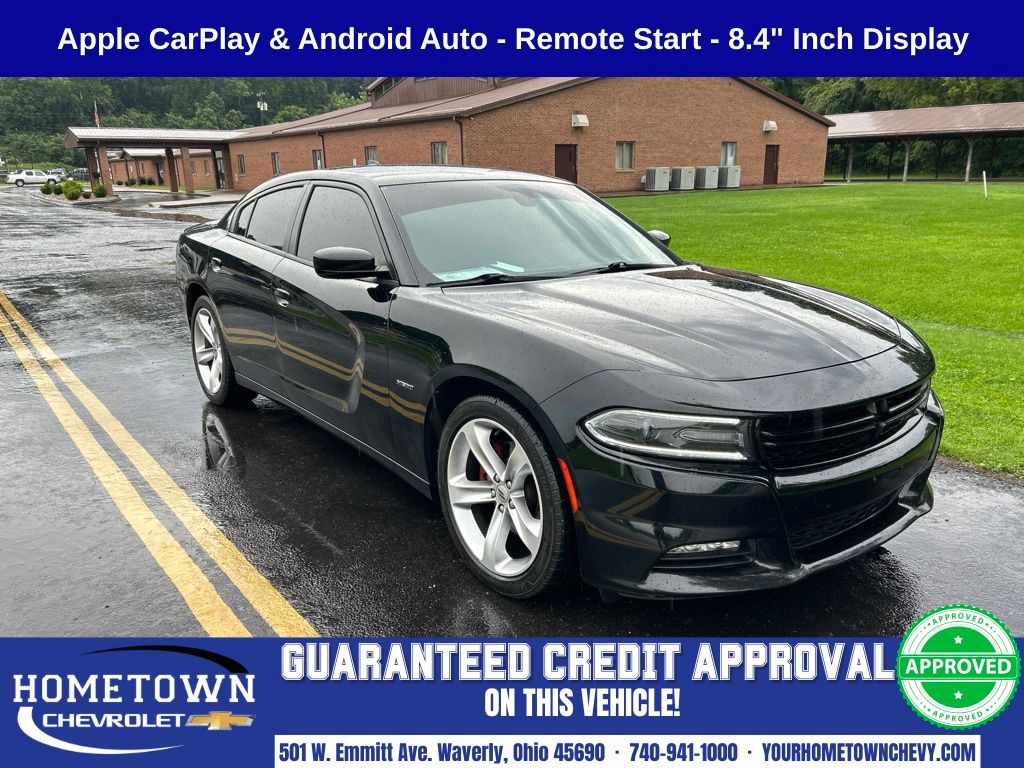 Pitch Black Clearcoat 2018 Dodge Charger Sedan Rear-Wheel Drive 8-Speed Automatic