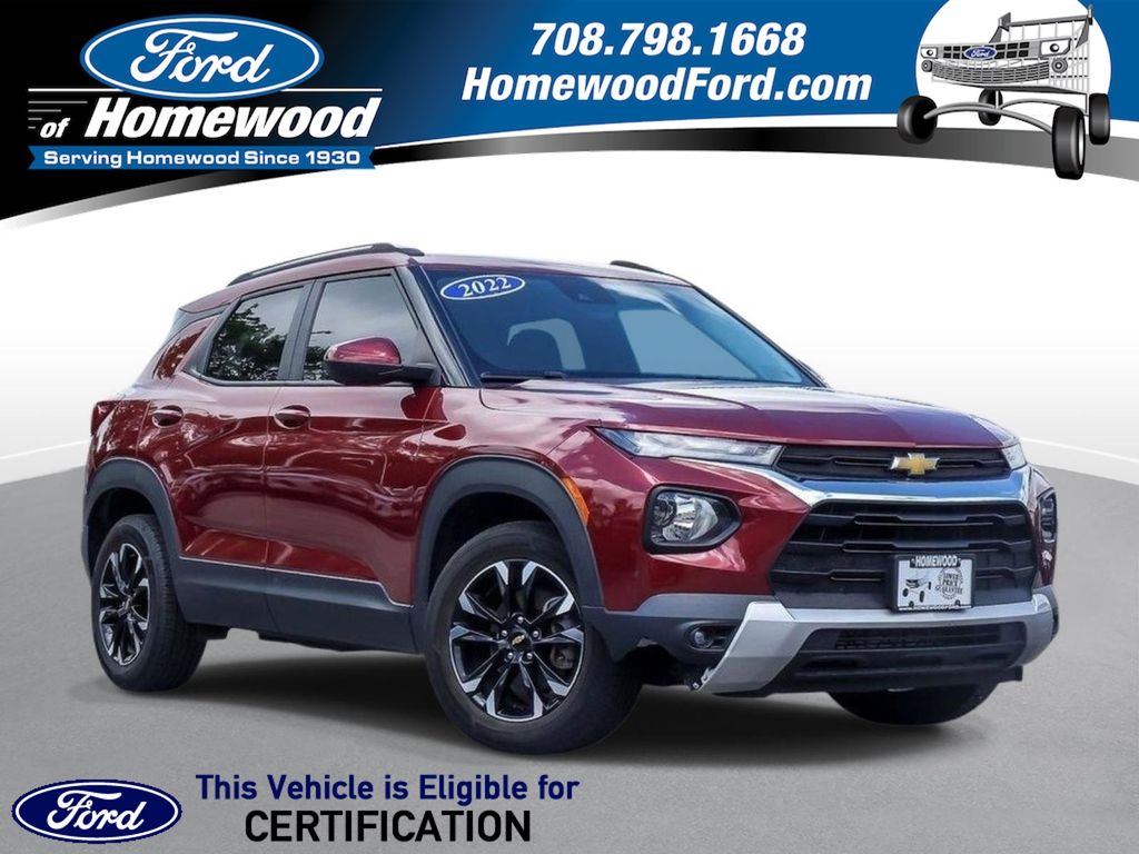 Red (Crimson Metallic) 2022 Chevrolet Trailblazer LT AWD SUV / Crossover Four-Wheel Drive 9-Speed Automatic