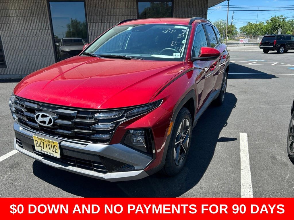 Ultimate Red 2025 Hyundai Tucson SUV / Crossover All-Wheel Drive 8-Speed Automatic