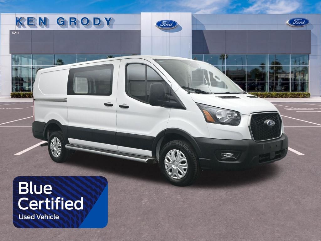 Oxford White 2025 Ford Transit Cargo Van Rear-Wheel Drive 