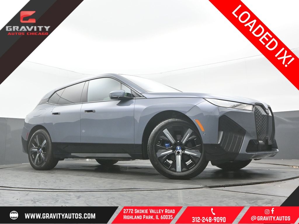 Storm Bay Metallic 2023 BMW iX xDrive50 AWD SUV / Crossover All-Wheel Drive Automatic