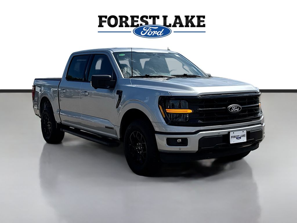 Iconic Silver Metallic 2024 Ford F-150 Pickup Truck Four-Wheel Drive Automatic