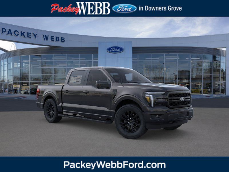 Agate Black Metallic 2026 Ford F-150 Lariat SuperCrew 4WD Pickup Truck Four-Wheel Drive Automatic