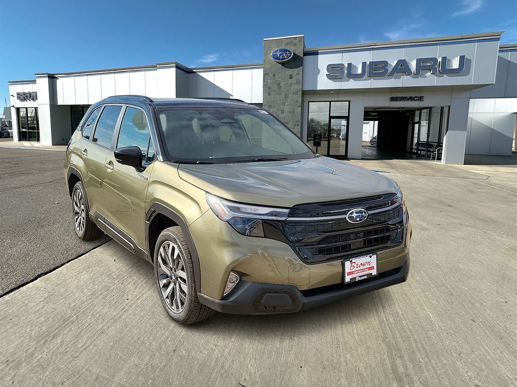 Autumn Green/Crystal Blck 2026 Subaru Forester Hybrid SUV / Crossover All-Wheel Drive Continuously Variable Transmission