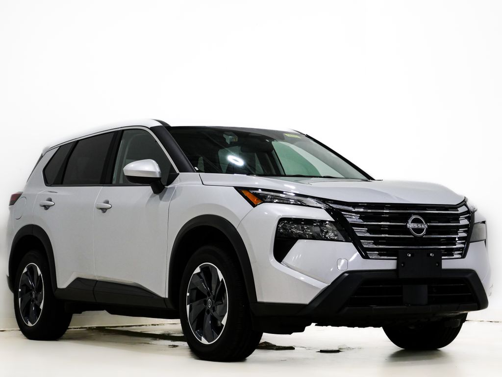 Brilliant Silver Metallic 2024 Nissan Rogue SV FWD SUV / Crossover Front-Wheel Drive Continuously Variable Transmission