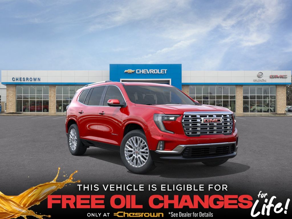 Volcanic Red Tintcoat 2026 GMC Acadia SUV / Crossover Front-Wheel Drive 8-Speed Automatic