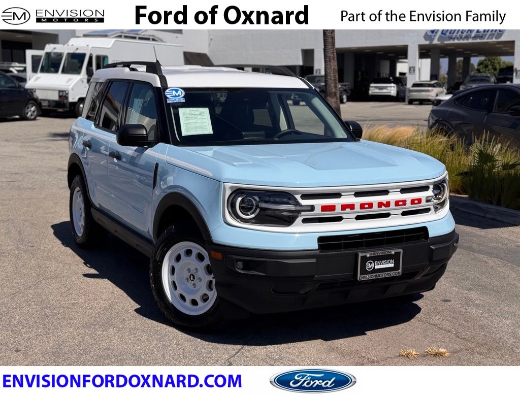 Blue 2023 Ford Bronco Sport SUV / Crossover All-Wheel Drive 8-Speed Automatic