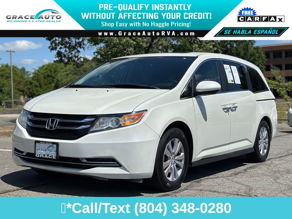 White Diamond Pearl 2016 Honda Odyssey EX-L FWD Minivan Front-Wheel Drive 6-Speed Automatic