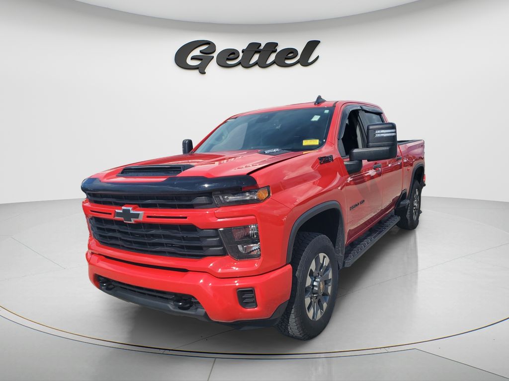 Red 2024 Chevrolet Silverado 2500HD Pickup Truck Four-Wheel Drive Automatic
