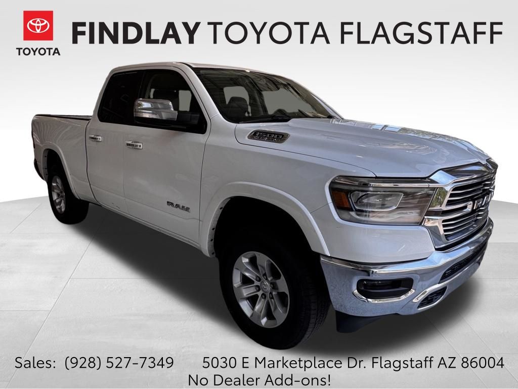 Bright White Clearcoat 2020 RAM 1500 Pickup Truck Four-Wheel Drive 8-Speed Automatic