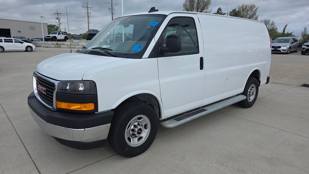 Summit White 2024 GMC Savana Cargo 2500 RWD Van Rear-Wheel Drive 8-Speed Automatic Overdrive
