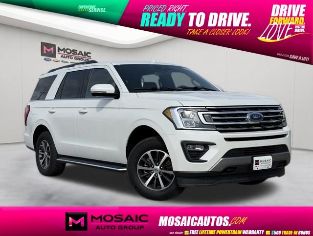 White Metallic 2020 Ford Expedition XLT 4WD SUV / Crossover Four-Wheel Drive Automatic
