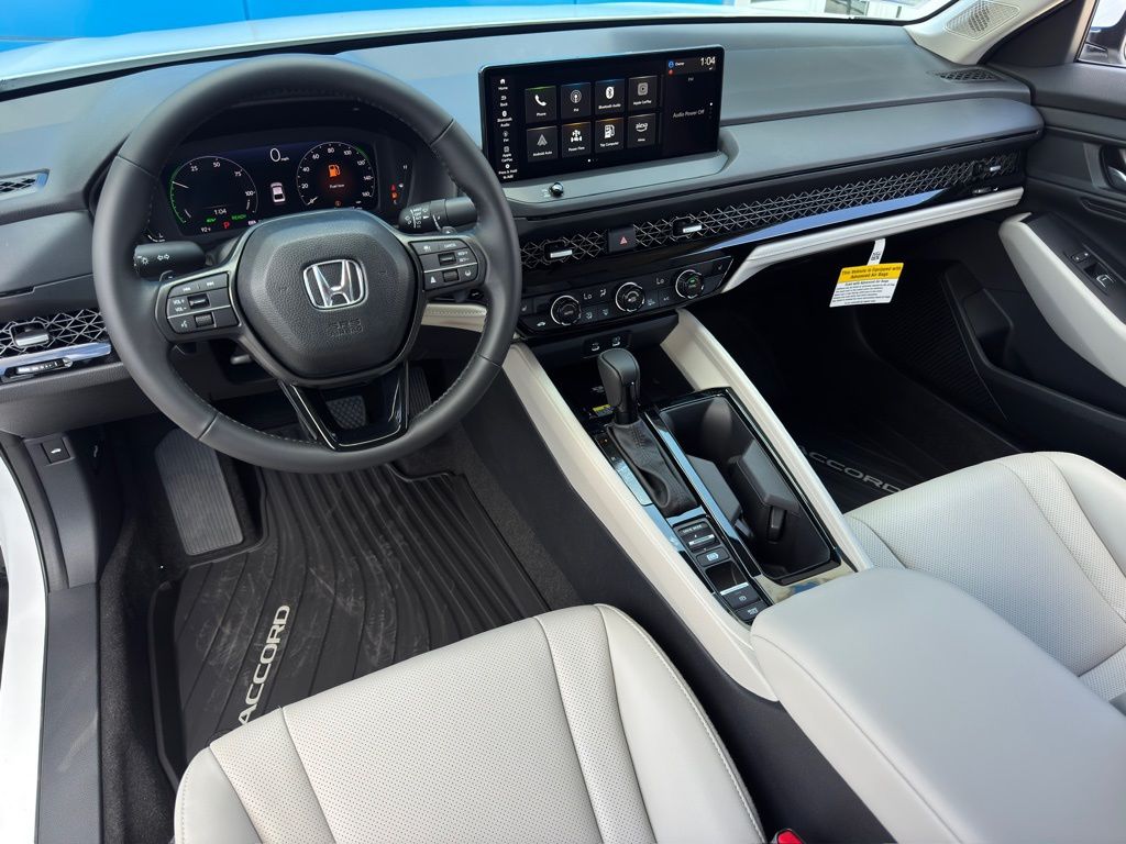 2025 Honda Accord Hybrid EX-L White at Community Honda