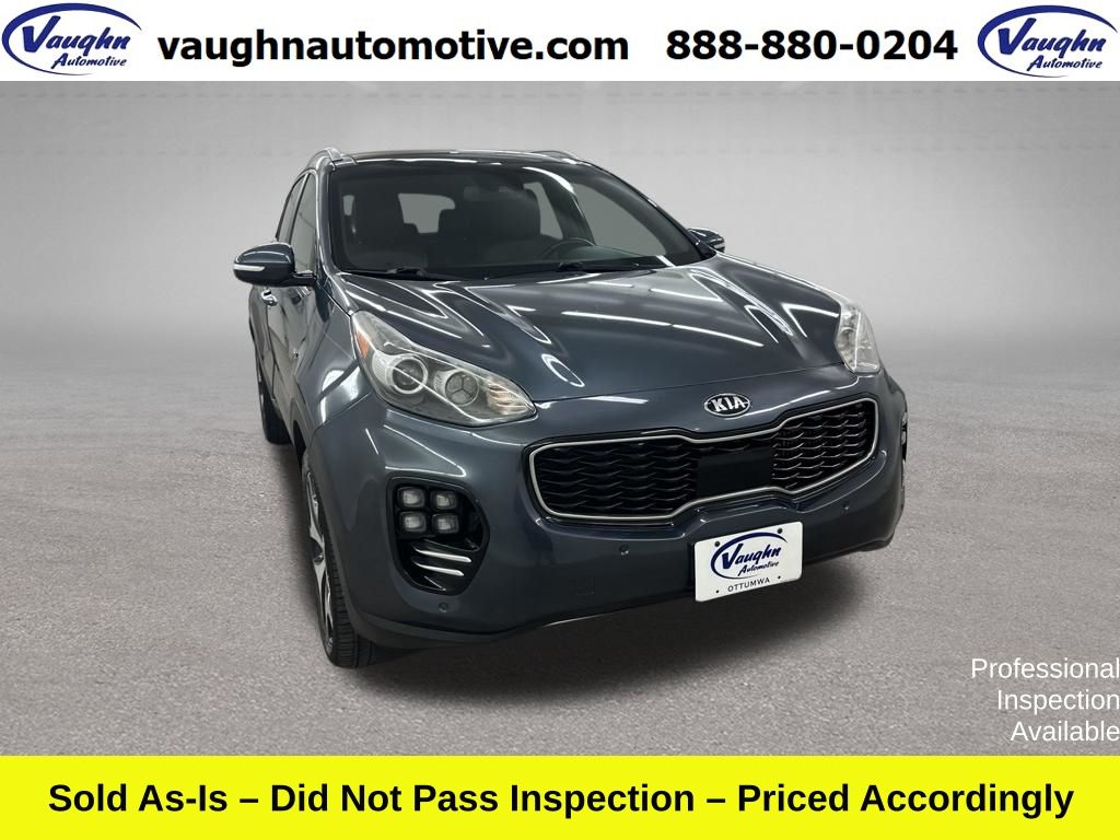 Pacific Blue 2017 Kia Sportage SUV / Crossover All-Wheel Drive 6-Speed Automatic