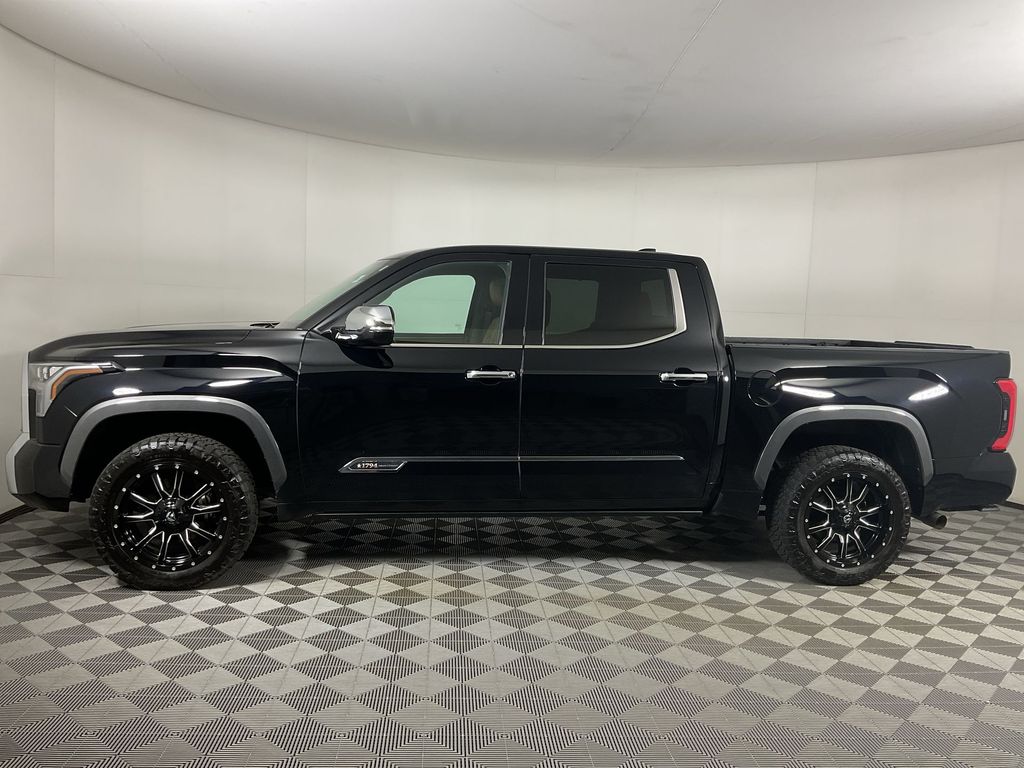 Midnight Black Metallic 2022 Toyota Tundra 1794 Edition CrewMax Cab 4WD Pickup Truck Four-Wheel Drive Automatic