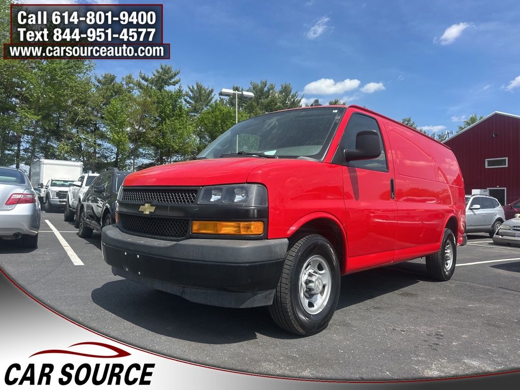 Red Hot 2019 Chevrolet Express Cargo 3500 RWD Van Rear-Wheel Drive 6-Speed Automatic Overdrive