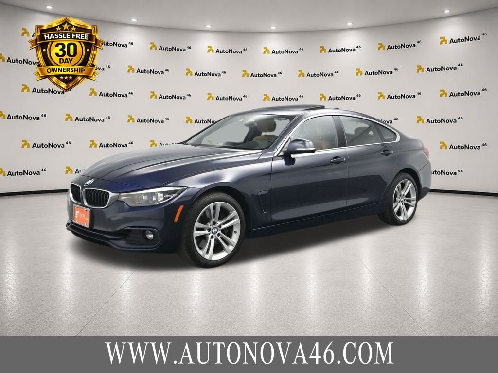 Imperial Blue Metallic 2019 BMW 4 Series Sedan All-Wheel Drive 8-Speed Automatic