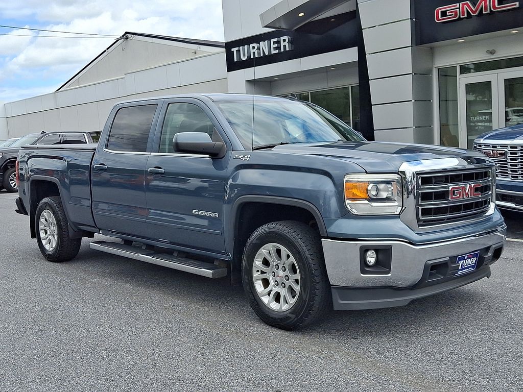 Stealth Gray Metallic 2014 GMC Sierra 1500 Pickup Truck Four-Wheel Drive 6-Speed Automatic Overdrive