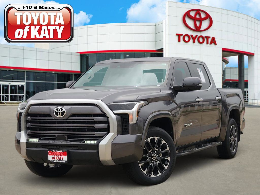 Magnetic Gray Metallic 2024 Toyota Tundra Limited CrewMax Cab 4WD Pickup Truck Four-Wheel Drive Automatic
