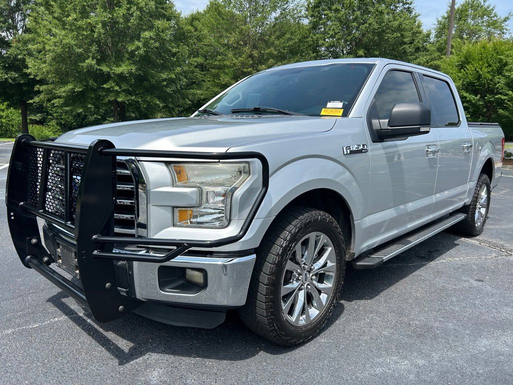 Ingot Silver 2015 Ford F-150 XLT SuperCrew Pickup Truck 4X2 6-Speed Automatic