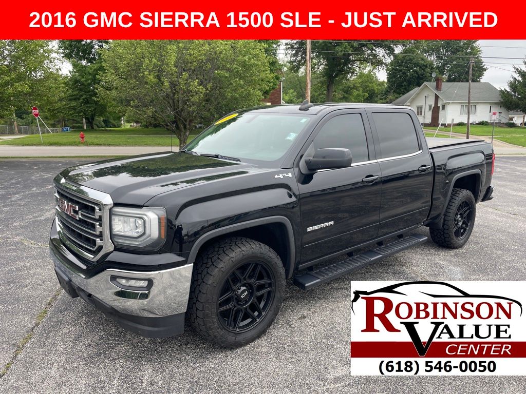 Onyx Black 2016 GMC Sierra 1500 Pickup Truck Four-Wheel Drive 6-Speed Automatic Overdrive