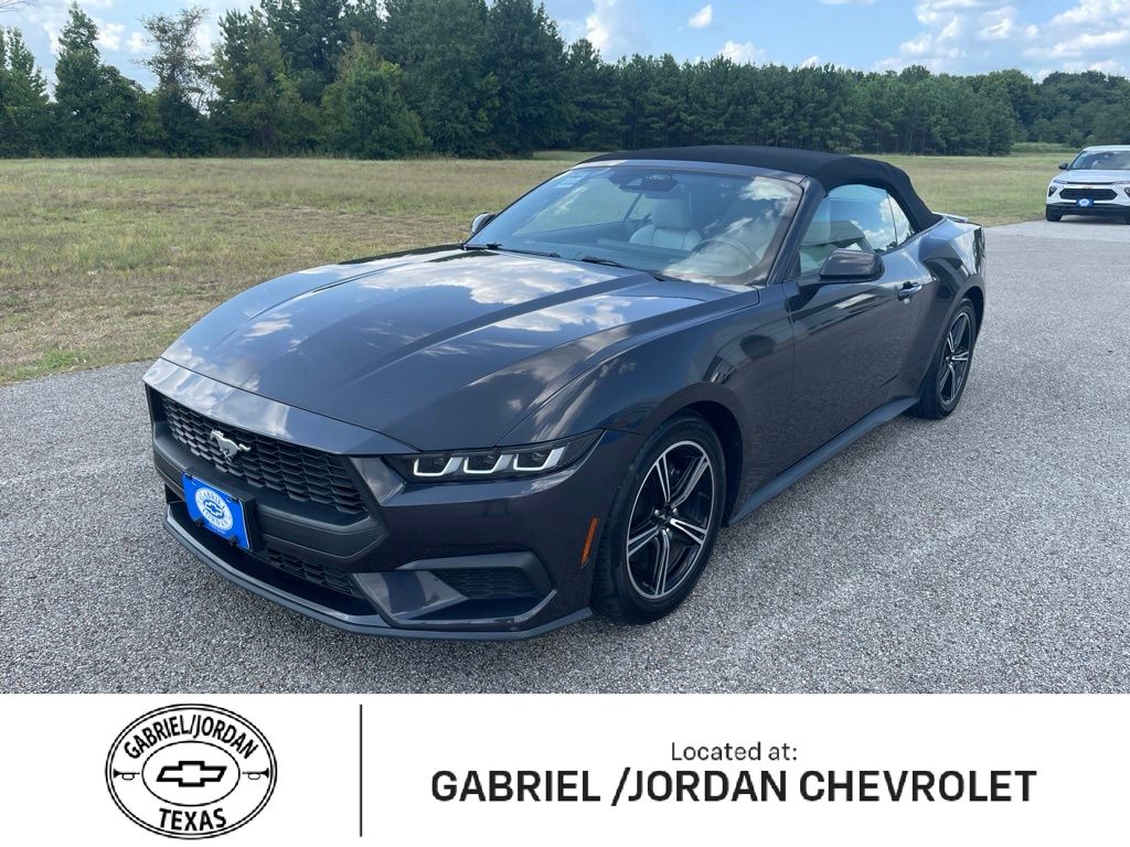Gray Metallic 2024 Ford Mustang Convertible Rear-Wheel Drive Automatic