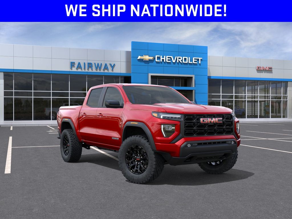 Volcanic Red Tintcoat 2026 GMC Canyon Pickup Truck Four-Wheel Drive 8-Speed Automatic