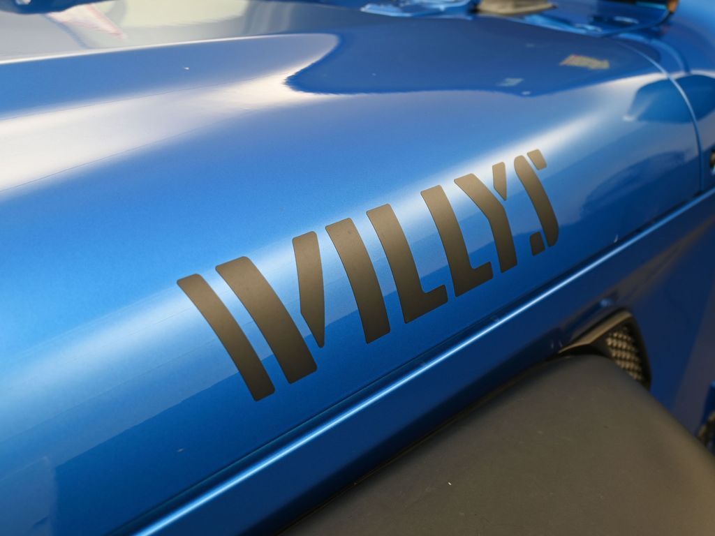 Used 2022 Hydro Blue Pearl Coat Jeep Unlimited Willys image 29