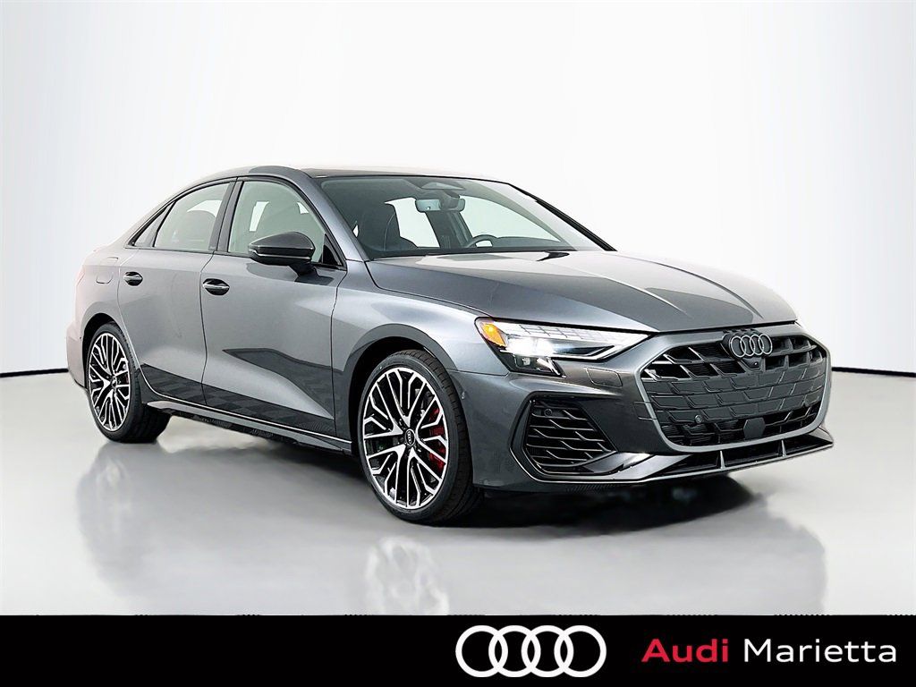 Daytona Gray Pearl Effect 2026 Audi S3 Sedan All-Wheel Drive 7-Speed Automatic