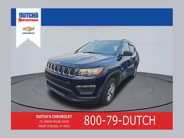 Jazz Blue Pearlcoat 2018 Jeep Compass Sport 4WD SUV / Crossover Four-Wheel Drive 9-Speed Automatic