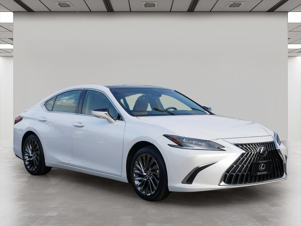 Eminent White Pearl 2025 Lexus ES Sedan Front-Wheel Drive 8-Speed Automatic