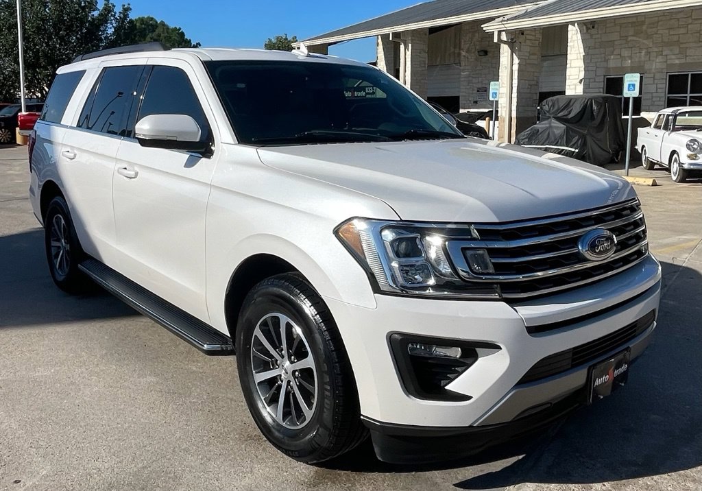 2019 Ford Expedition XLT White at Wharton Ford
